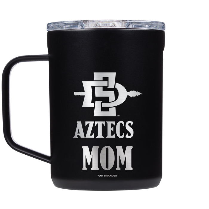 Corkcicle Coffee Mug with San Diego State Aztecs Mom and Primary Logo