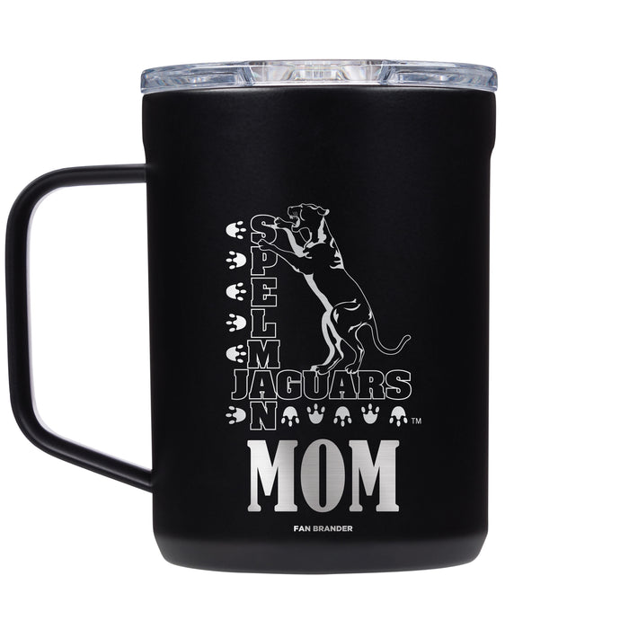 Corkcicle Coffee Mug with Spelman College Jaguars Mom and Primary Logo