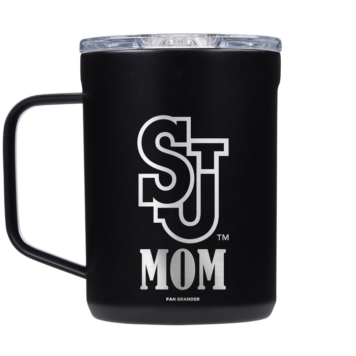 Corkcicle Coffee Mug with St. John's Red Storm Mom and Primary Logo