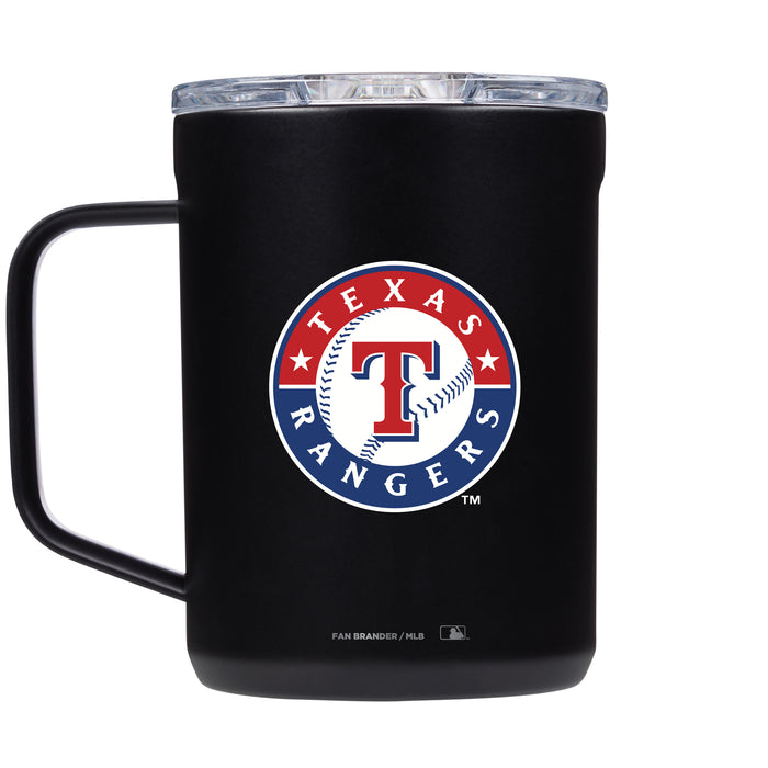 Corkcicle Coffee Mug with Texas Rangers Primary Logo
