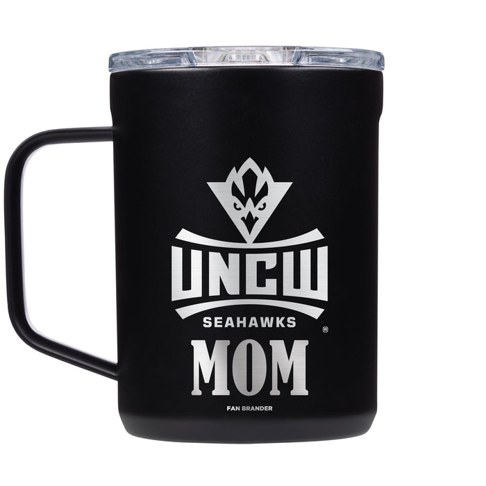 Corkcicle Coffee Mug with UNC Wilmington Seahawks Mom and Primary Logo