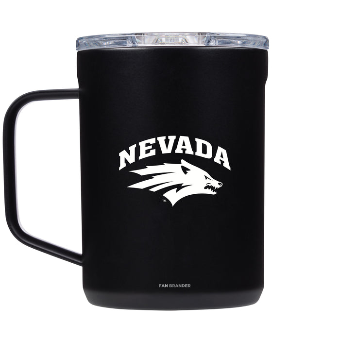 Corkcicle Coffee Mug with Nevada Wolf Pack Primary Logo