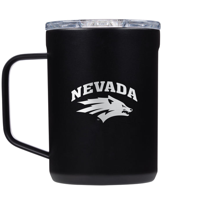 Corkcicle Coffee Mug with Nevada Wolf Pack Primary Logo