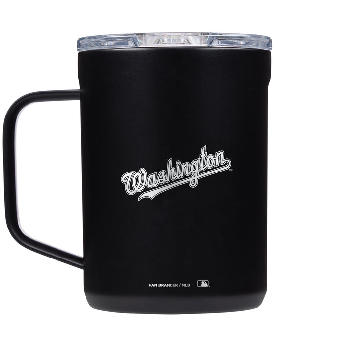 Corkcicle Coffee Mug with Washington Nationals Etched Wordmark Logo