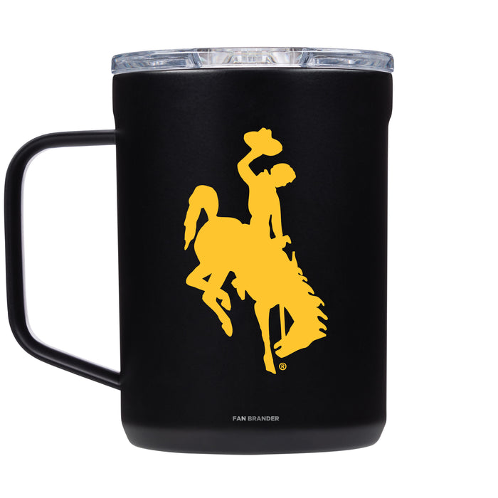 Corkcicle Coffee Mug with Wyoming Cowboys Primary Logo