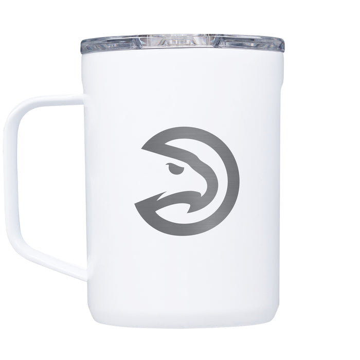 Corkcicle Coffee Mug with Atlanta Hawks Etched Primary Logo