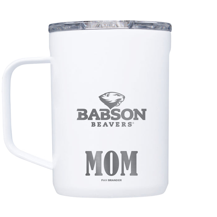 Corkcicle Coffee Mug with Babson University Mom and Primary Logo