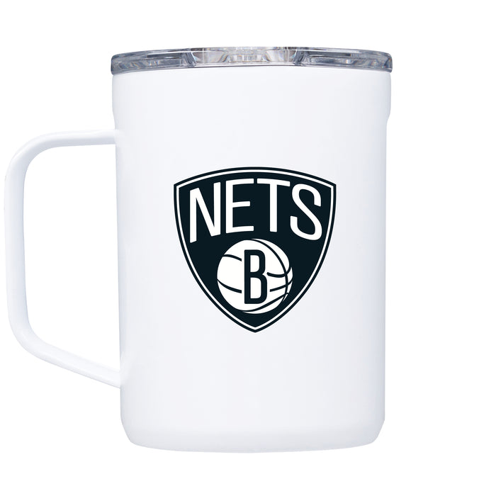 Corkcicle Coffee Mug with Brooklyn Nets Primary Logo