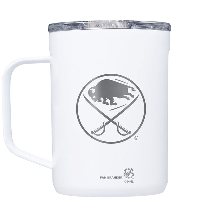 Corkcicle Coffee Mug with Buffalo Sabres Primary Logo