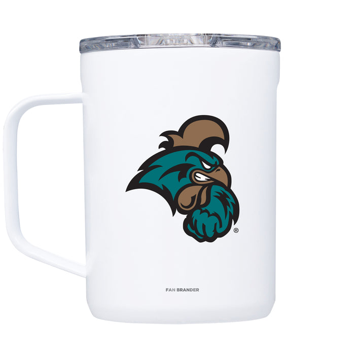 Corkcicle Coffee Mug with Coastal Carolina Univ Chanticleers Primary Logo