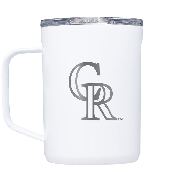 Corkcicle Coffee Mug with Colorado Rockies Primary Logo