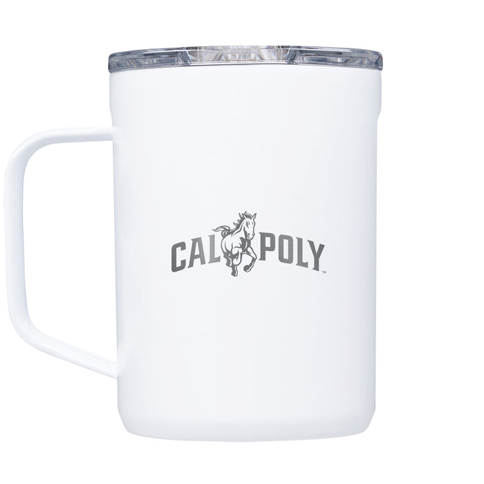 Corkcicle Coffee Mug with Cal Poly Mustangs Primary Logo