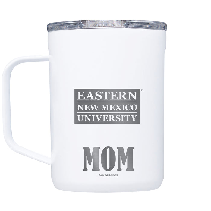 Corkcicle Coffee Mug with Eastern New Mexico Greyhounds Mom and Primary Logo