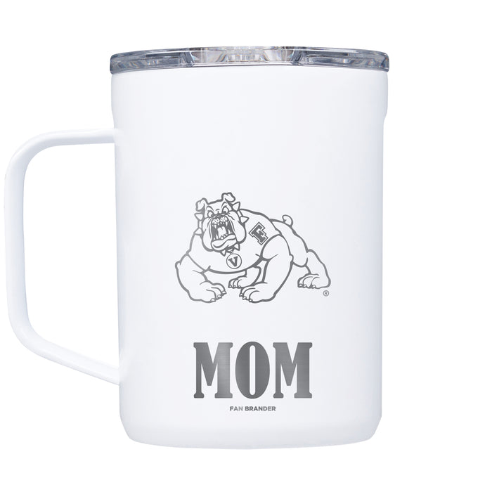 Corkcicle Coffee Mug with Fresno State Bulldogs Mom and Primary Logo