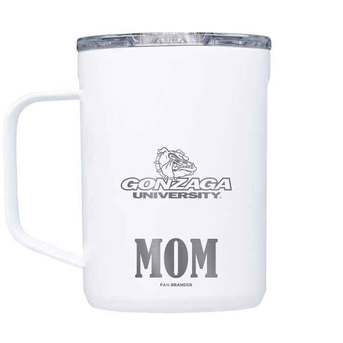 Corkcicle Coffee Mug with Gonzaga Bulldogs Mom and Primary Logo