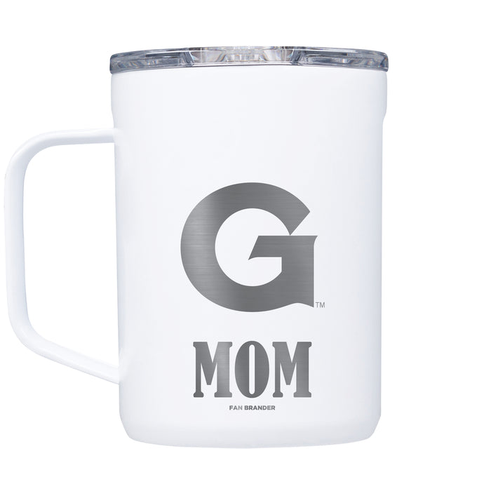 Corkcicle Coffee Mug with Georgetown Hoyas Mom and Primary Logo