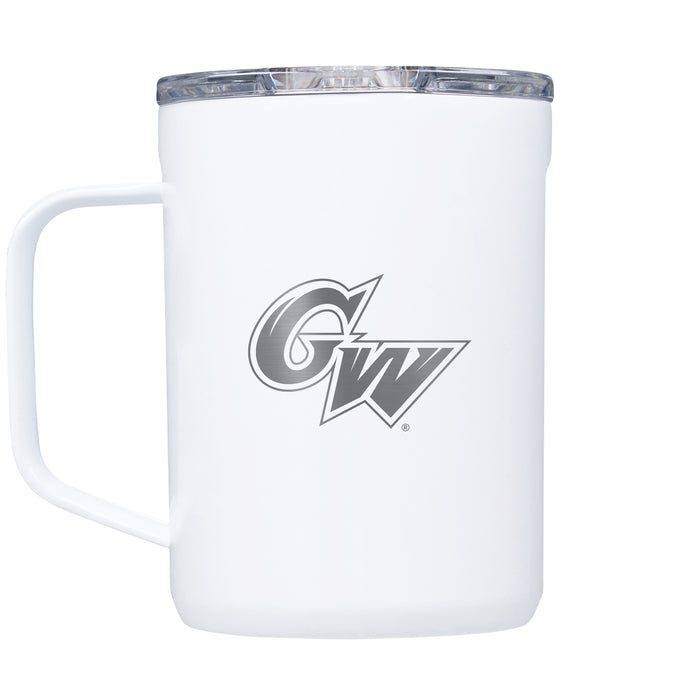Corkcicle Coffee Mug with George Washington Colonials Primary Logo