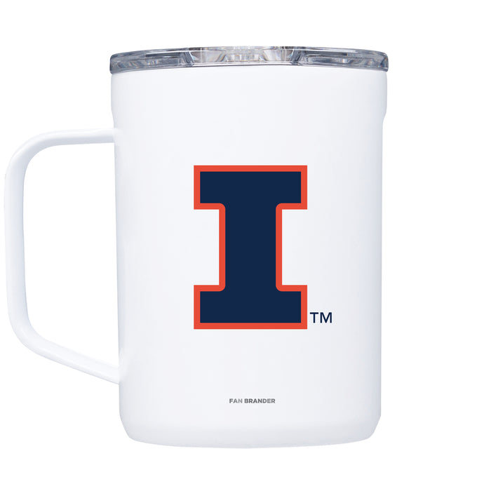 Corkcicle Coffee Mug with Illinois Fighting Illini Primary Logo