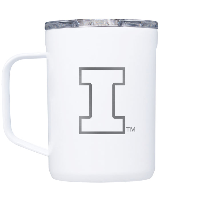 Corkcicle Coffee Mug with Illinois Fighting Illini Primary Logo