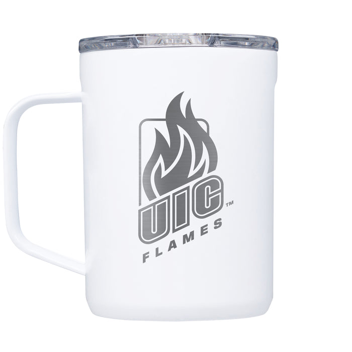 Corkcicle Coffee Mug with Illinois @ Chicago Flames Primary Logo