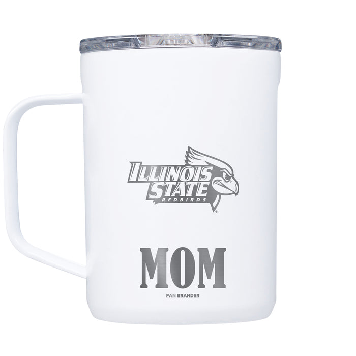 Corkcicle Coffee Mug with Illinois State Redbirds Mom and Primary Logo