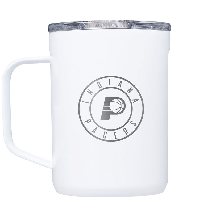 Corkcicle Coffee Mug with Indiana Pacers Etched Primary Logo