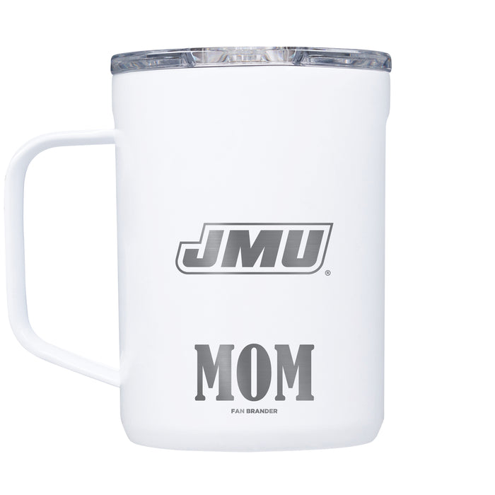 Corkcicle Coffee Mug with James Madison Dukes Mom and Primary Logo