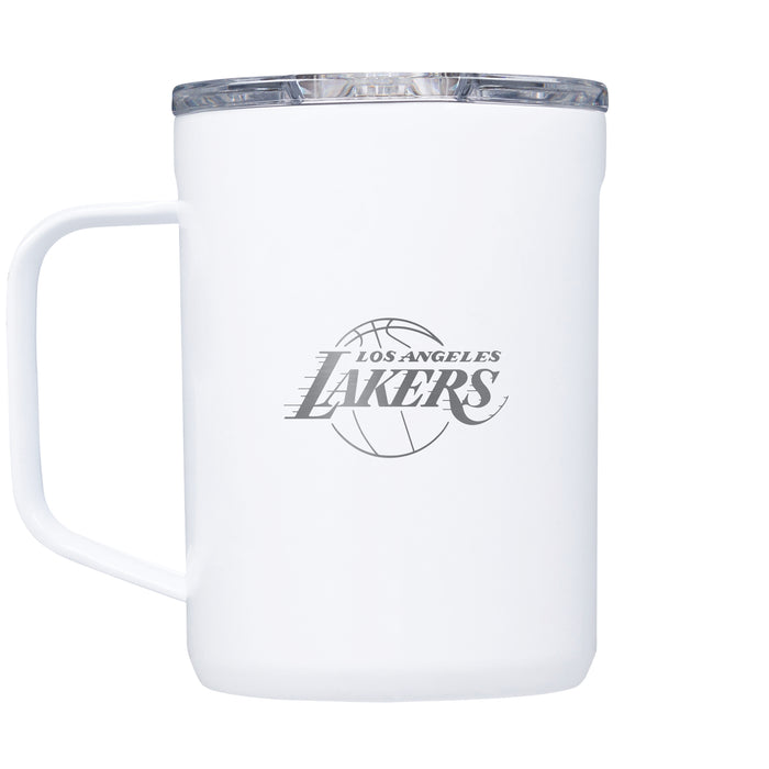 Corkcicle Coffee Mug with LA Lakers Etched Primary Logo