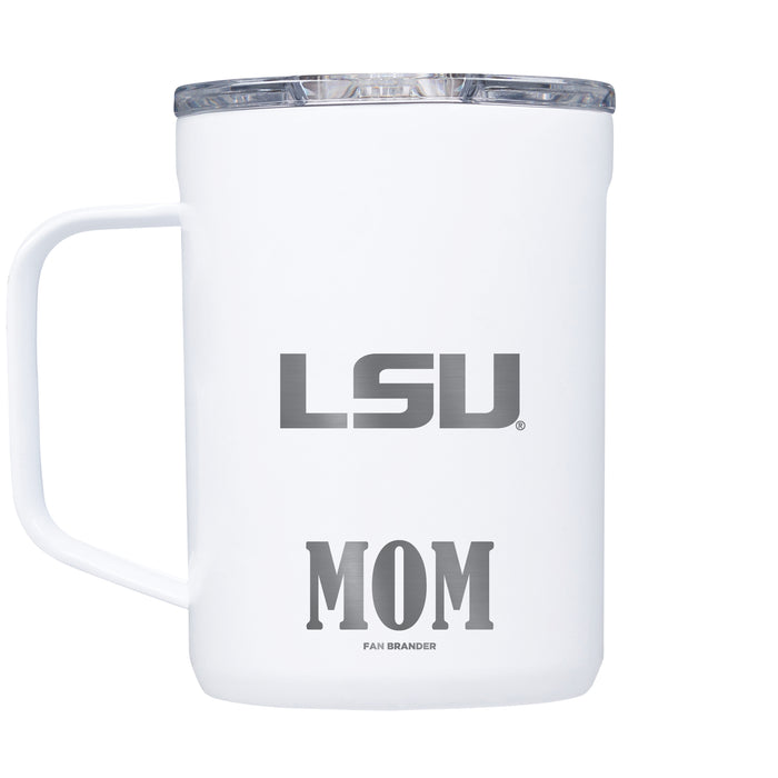 Corkcicle Coffee Mug with LSU Tigers Mom and Primary Logo