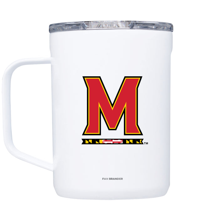 Corkcicle Coffee Mug with Maryland Terrapins Primary Logo