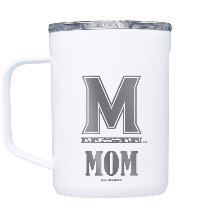 Corkcicle Coffee Mug with Maryland Terrapins Mom and Primary Logo