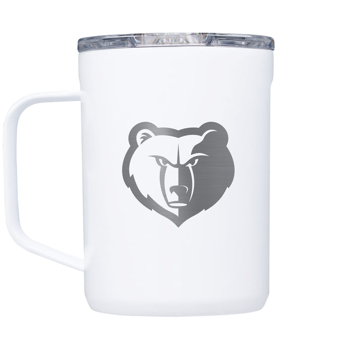 Corkcicle Coffee Mug with Memphis Grizzlies Etched Primary Logo