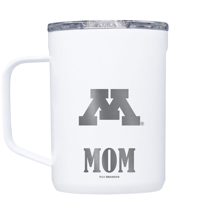 Corkcicle Coffee Mug with Minnesota Golden Gophers Mom and Primary Logo