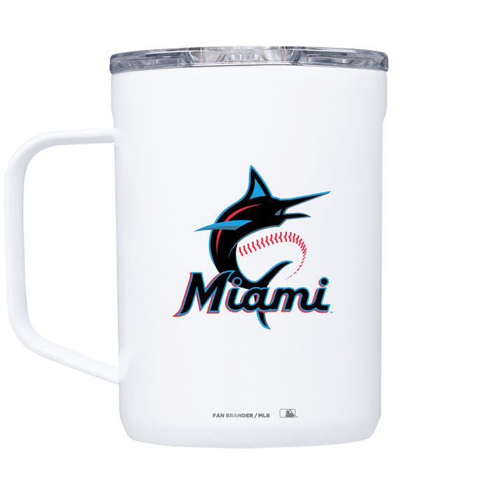 Corkcicle Coffee Mug with Miami Marlins Primary Logo