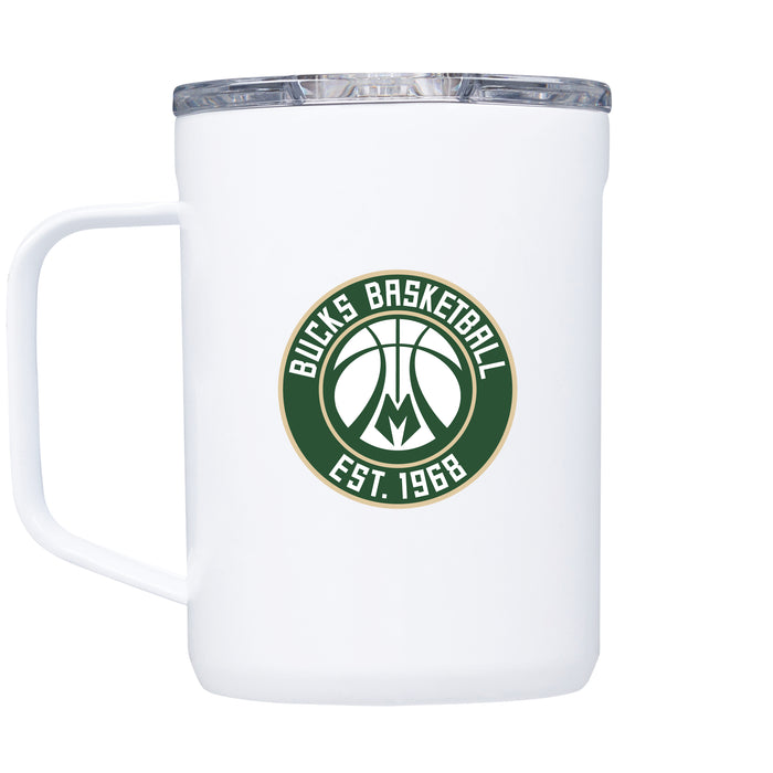 Corkcicle Coffee Mug with Milwaukee Bucks Secondary Logo