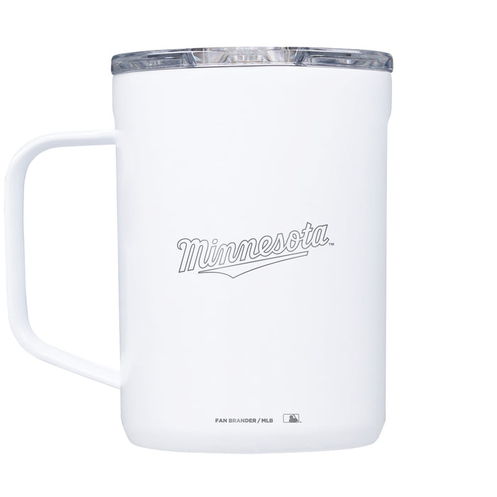 Corkcicle Coffee Mug with Minnesota Twins Etched Wordmark Logo