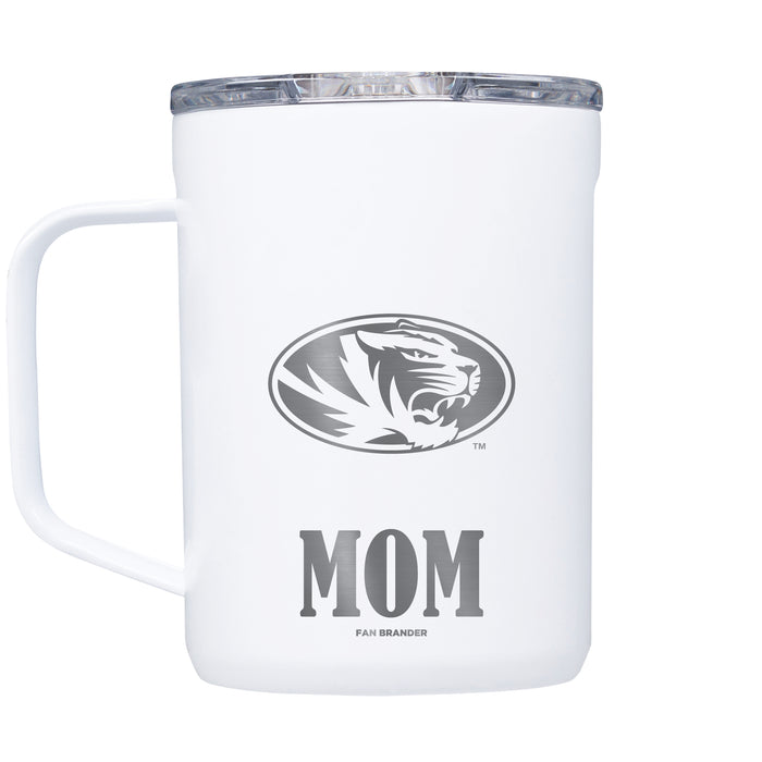 Corkcicle Coffee Mug with Missouri Tigers Mom and Primary Logo