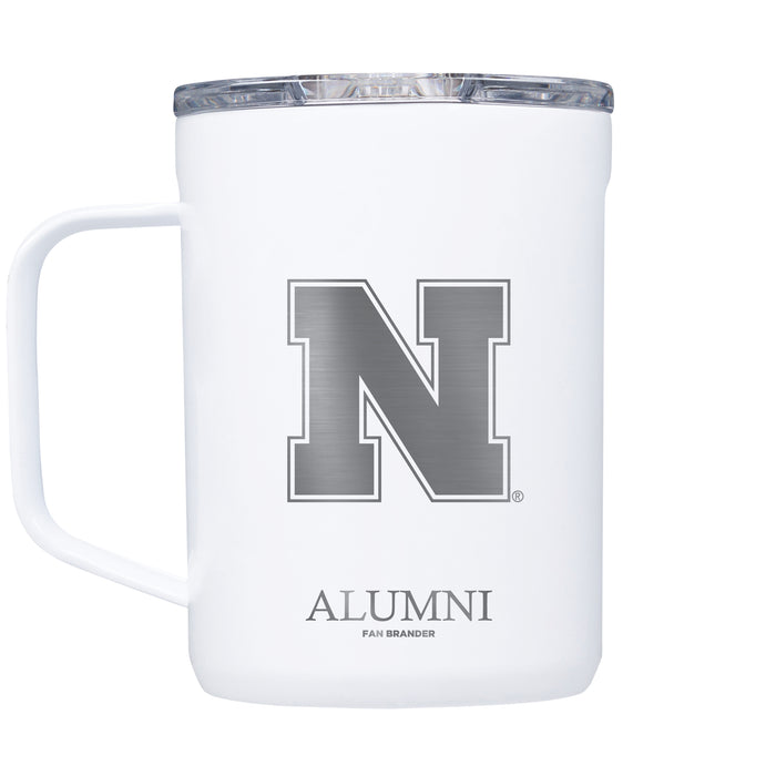 Corkcicle Coffee Mug with Nebraska Cornhuskers Alumni Primary Logo
