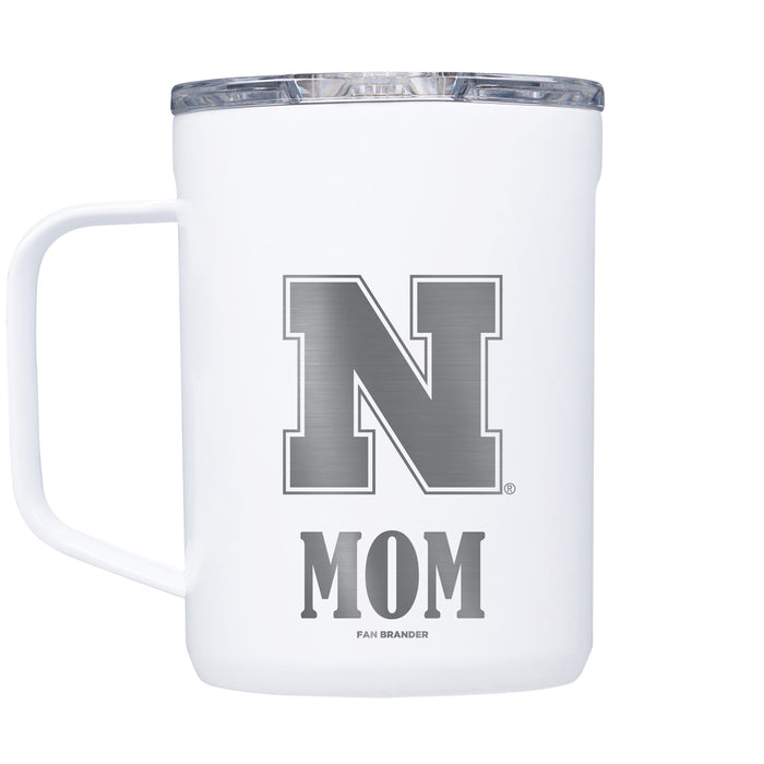 Corkcicle Coffee Mug with Nebraska Cornhuskers Mom and Primary Logo