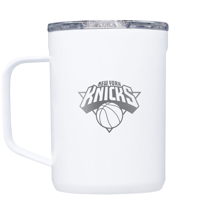 Corkcicle Coffee Mug with New York Knicks Etched Primary Logo