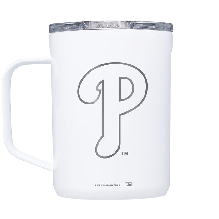 Corkcicle Coffee Mug with Philadelphia Phillies Etched Secondary Logo