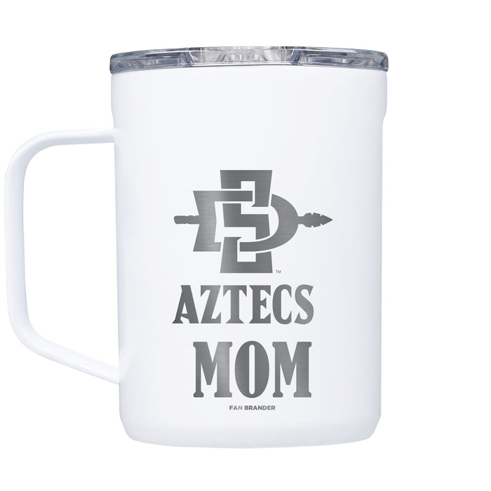Corkcicle Coffee Mug with San Diego State Aztecs Mom and Primary Logo