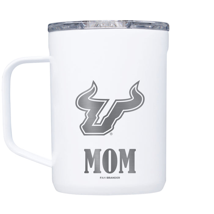 Corkcicle Coffee Mug with South Florida Bulls Mom and Primary Logo