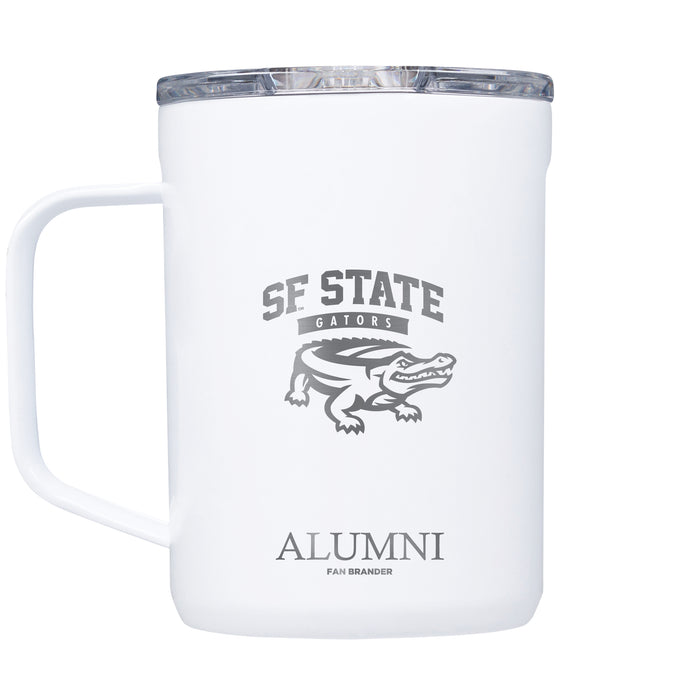 Corkcicle Coffee Mug with San Francisco State U Gators Alumni Primary Logo