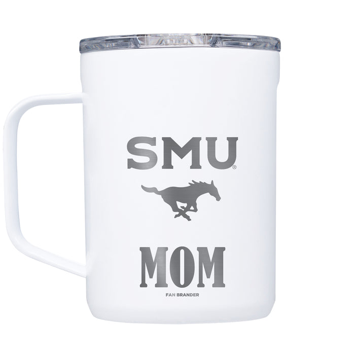 Corkcicle Coffee Mug with SMU Mustangs Mom and Primary Logo