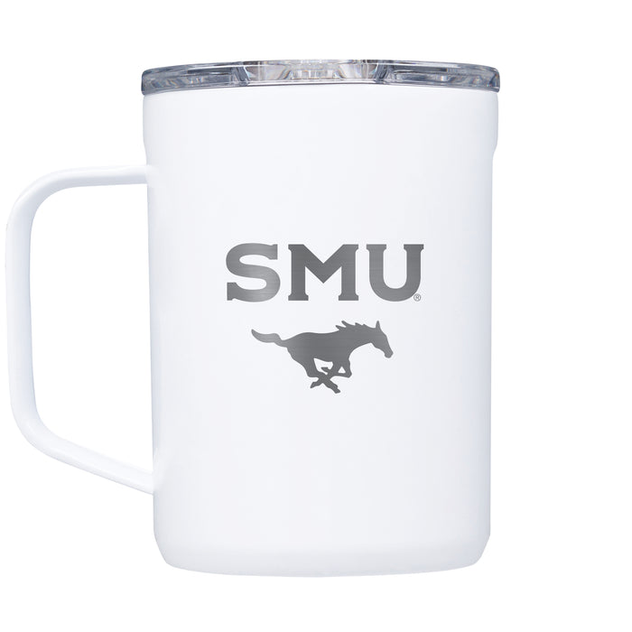 Corkcicle Coffee Mug with SMU Mustangs Primary Logo