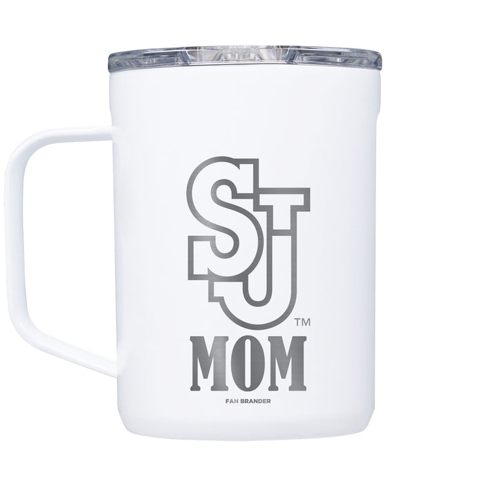 Corkcicle Coffee Mug with St. John's Red Storm Mom and Primary Logo