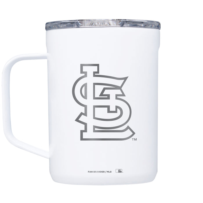 Corkcicle Coffee Mug with St. Louis Cardinals Etched Secondary Logo