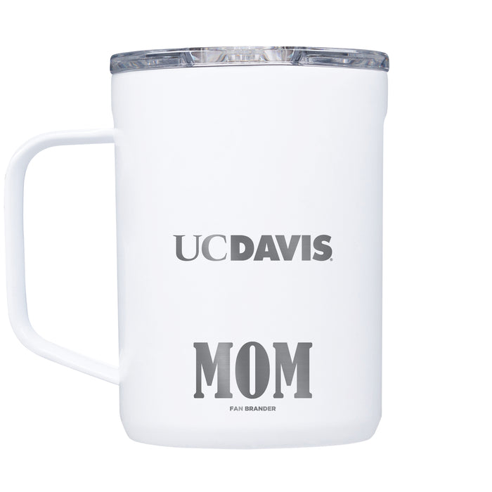 Corkcicle Coffee Mug with UC Davis Aggies Mom and Primary Logo