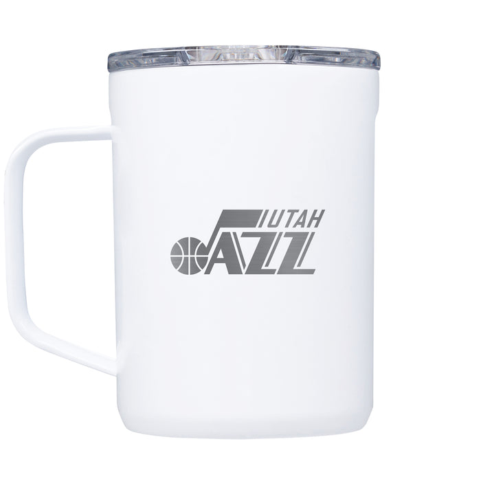 Corkcicle Coffee Mug with Utah Jazz Etched Primary Logo